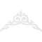 Ekena Millwork Pitch Baile Architectural Grade PVC Gable Pediment, 60"W x 30"H x 1"P (12/12) GPP060X030X100BAI - alternate 4